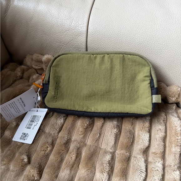 lululemon athletica Accessories - Lululemon Athletica Olive and Black Pouch